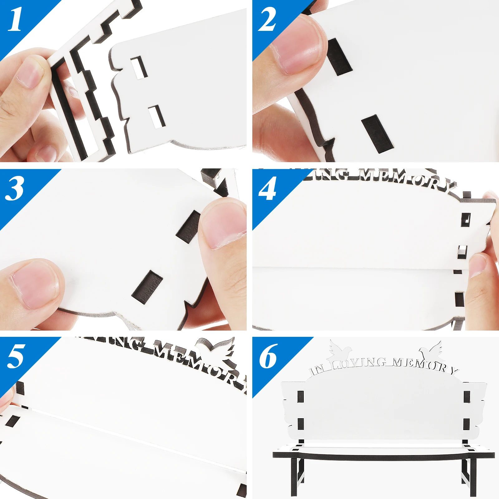 

1Pcs DIY Creative Sublimation Blank Chair Ornament Wooden Heat Transfer Decoration