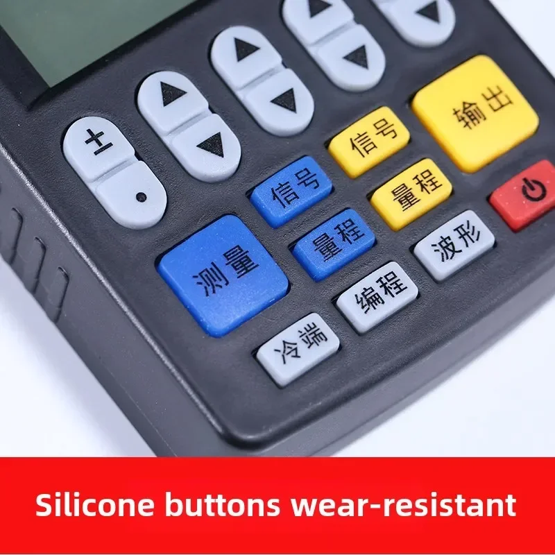 Calibrador de resistência térmica portátil para testes RTD com gerador de sinal e simulador de temperatura PT100