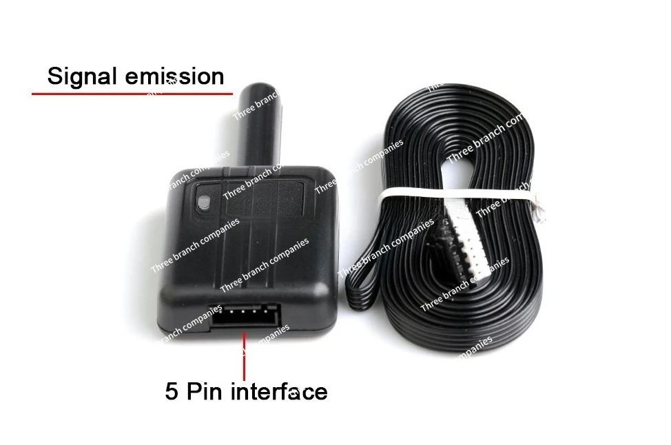 Automotive electronic two-way car alarm system with remote starter alarm car system