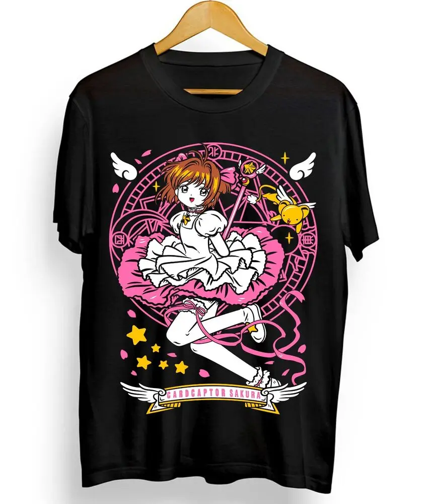 Cardcaptor Sakura T-shirt Waifu Kero-Chan Kawaii Anime Manga Gift Shirt All Size