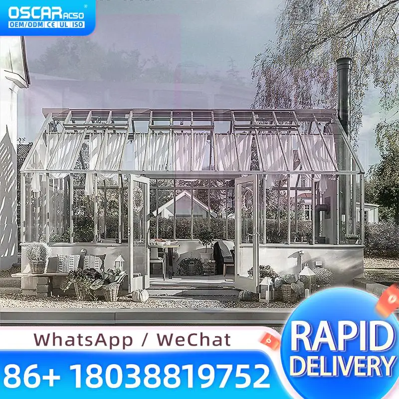 

Insulated Customized Outdoor Glass for Aluminum Winter Garden Room in House Use Sunroom