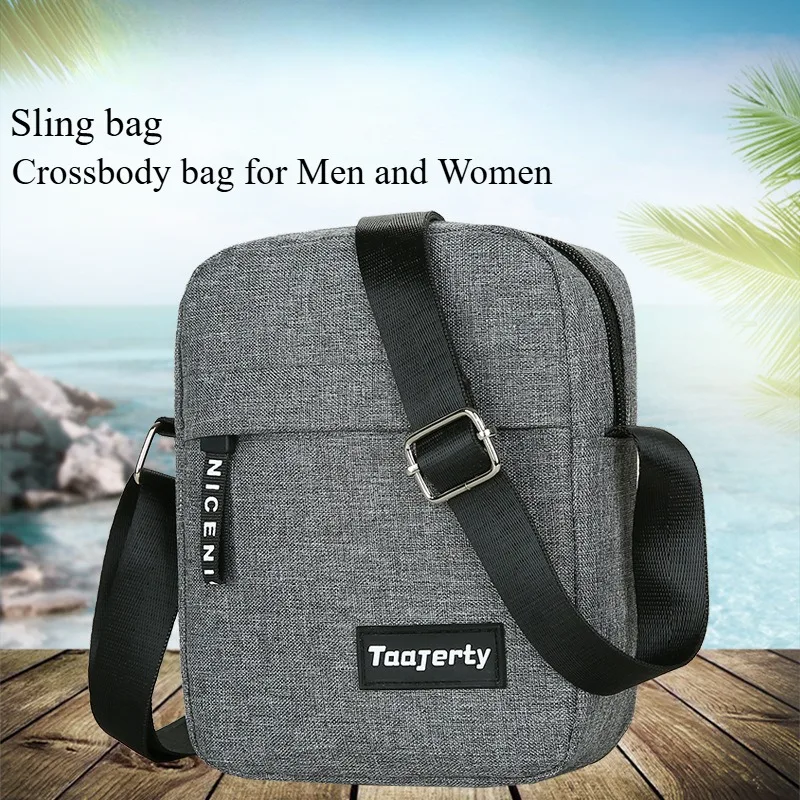 

Trendy men's crossbody bag,casual sports small square bag,multifunctional waterproof shoulder bag,mobile phone bag