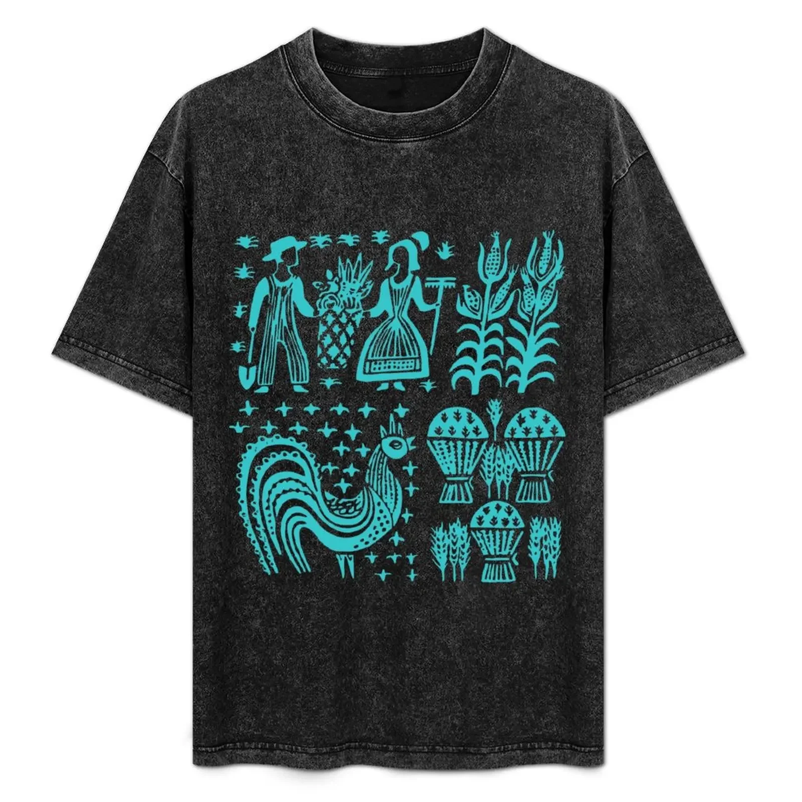 

Vintage Pyrex Pattern - Butterprint Turquoise Blue T-Shirt cute clothes custom t-shirts oversizeds Men's t-shirt