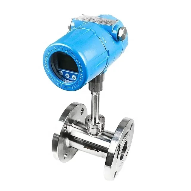 Thermal gas mass flowmeter micro flow compressed air oxygen nitrogen argon biogas flow