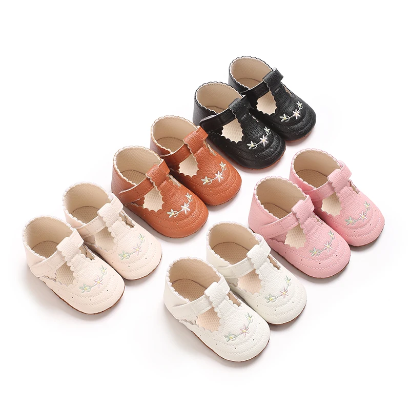 0-18M Baby Mädchen Prinzessin Schuhe Niedlich Gedruckt Weichen Stoff Unten Anti-rutsch Frühling und Herbst Prinzessin Schuhe erste Schritt Schuhe – Detail 2