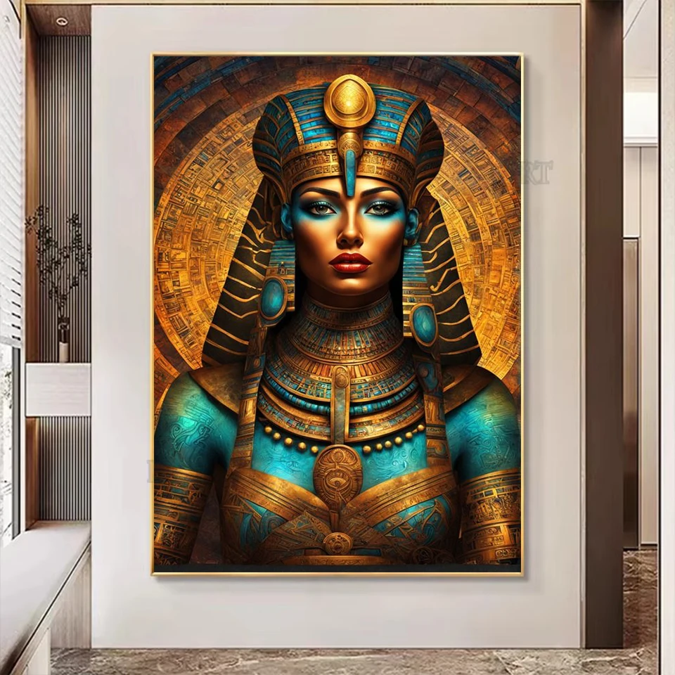 Egyptian Queen 5D Diamond Painting New Collection Full Square Round Diamond Mosaic Cross Stitch Kits Ancient Portrait Embroidery
