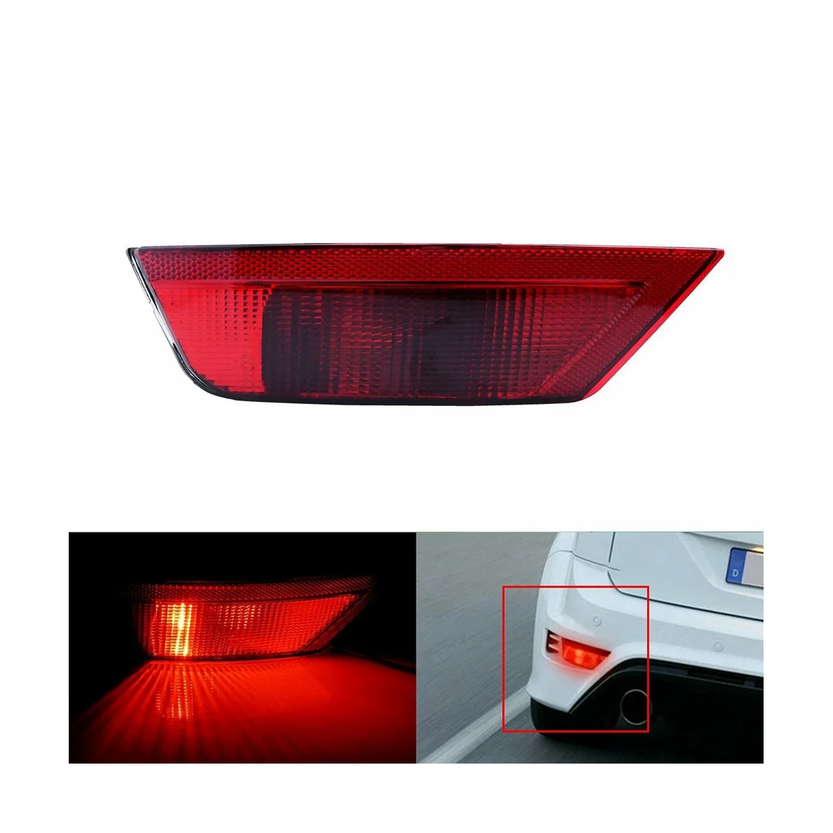 

Автомобильный задний фонарь, задний фонарь для Ford FOCUS KUGA, задний бампер, противотуманный задний фонарь, задний фонарь, модель 8M51-15500-AA