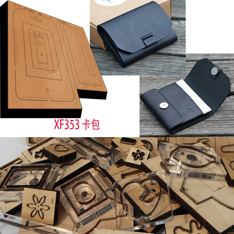 New Japan Steel Blade Wooden Die Small portable bag Leather Craft Punch Hand Tool Cut Knife Mould XF353 leather die
