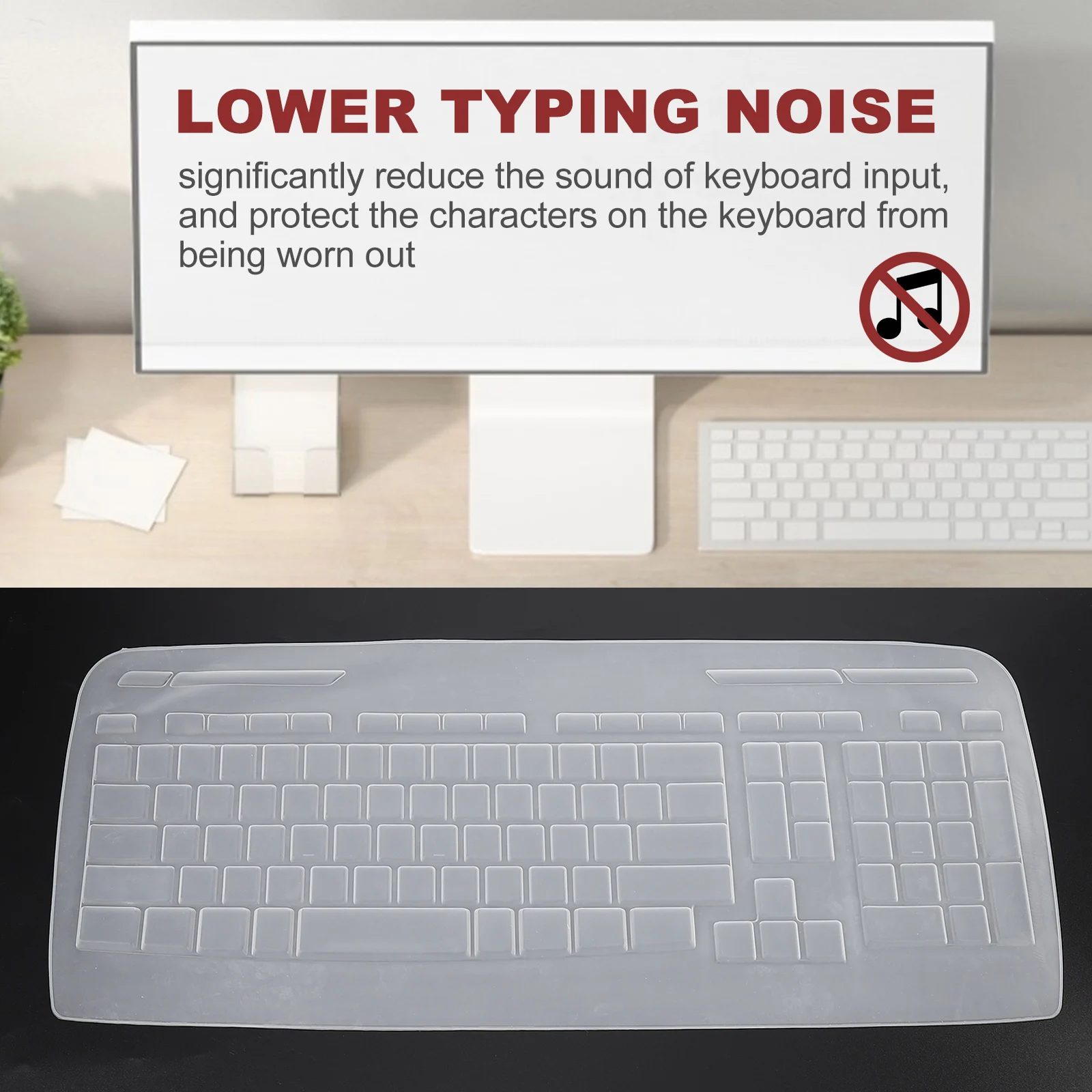 

Высококачественная силиконовая защита для клавиатуры Mk330, ультратонкая, прочная, многоразовая, легко прикрепляемая, удаленная кожа для клавиатуры