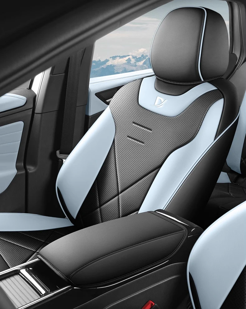 لغطاء مقعد السيارة الأيسر لسيارة VW ID.4 X CROZZ 2021-25 واقي مقعد مناسب تمامًا لجميع المواسم ملحقات داخلية محيطة بالكامل #3