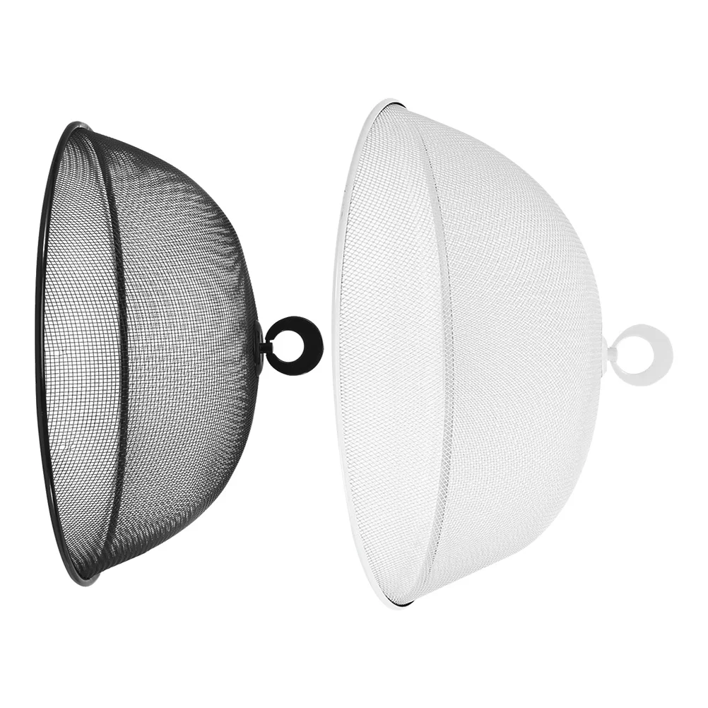 

2Pcs Dust Stainless Steel Food Cover Food Cover Mesh Protection Tent Stainless Steel Dome Metal Vegetable Household