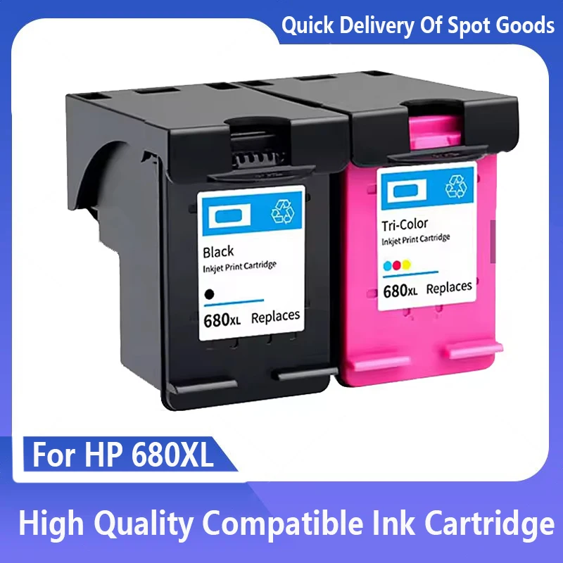 680XL Compatible Ink Cartridge For HP 680 For DeskJet 3638 3838 2678 5088 2676 4678 4538 2138 2679 3636 3776 5078 Printer