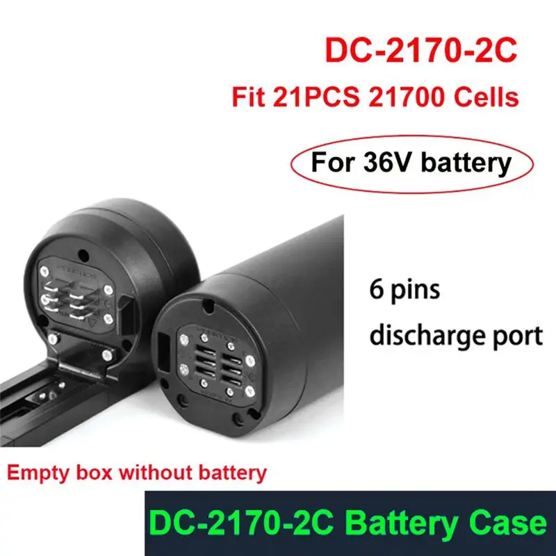 (DT37) DC-2C EBike Battery Case Empty Box 10S 15A 36V BMS Fit 21PCS Cells Haitu Little Water Kettle Shell(18650 ) view 6