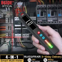 BSIDE Voltage Tester Detector Digital Multimeter Non-Contact Electric Pen VFC Cap Ohm Hz NCV Live Check With Laser Cross Line