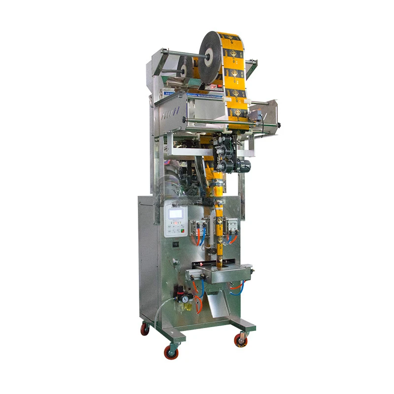 

High Accuracy Stand Up 3 Sides Back Up White Sugar Pouch Spice Grain Weighing Packing and Sealing Machine