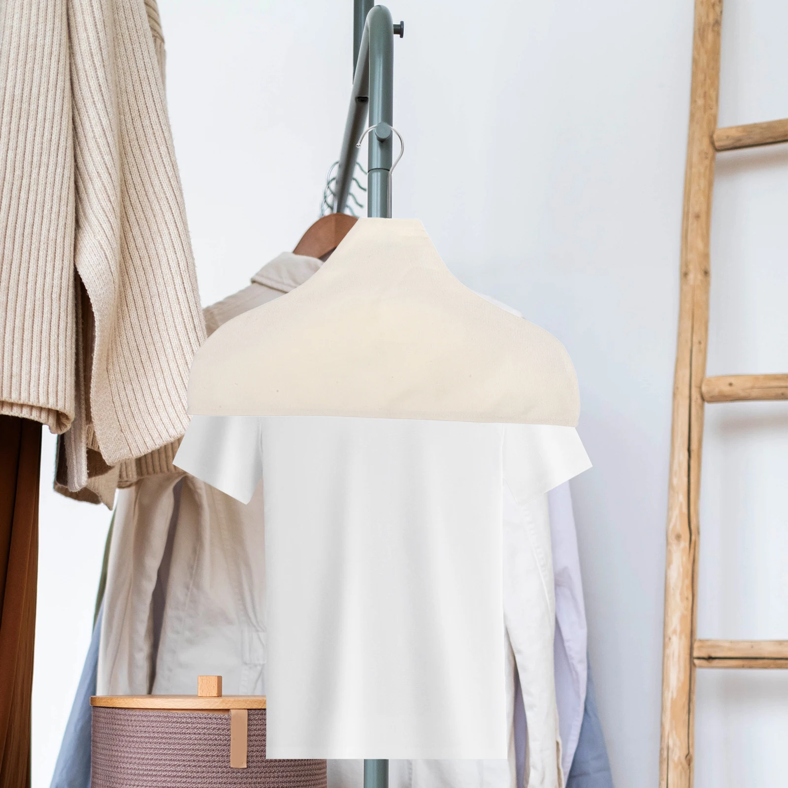 

Cloth Cover Anti-slip Dirt-proof Covers for Clothes Shop Home Fabric Covers Dress Hangers Suit Jeans Hanger Hanger Guard Wide