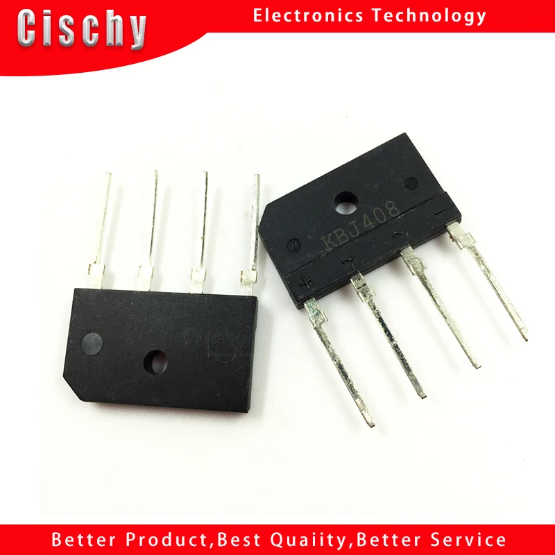 1 PIÈCES KBJ408G KBJ408 ZIP4 En Stock