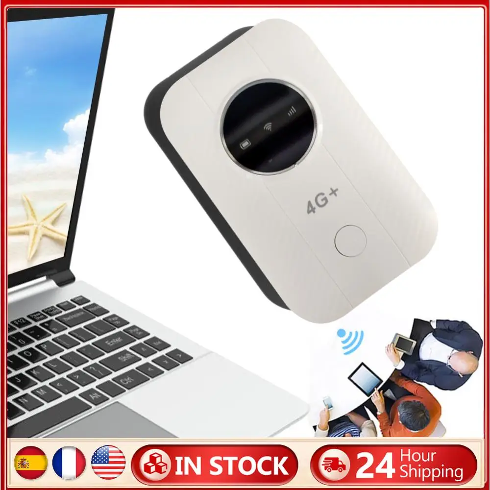 

4G LTE Pocket Mobile Hotspot 3650mAh 150Mbps WiFi Modem Up To 10 Users with SIM Card Slot Portable WiFi Hotspot for Car Travel