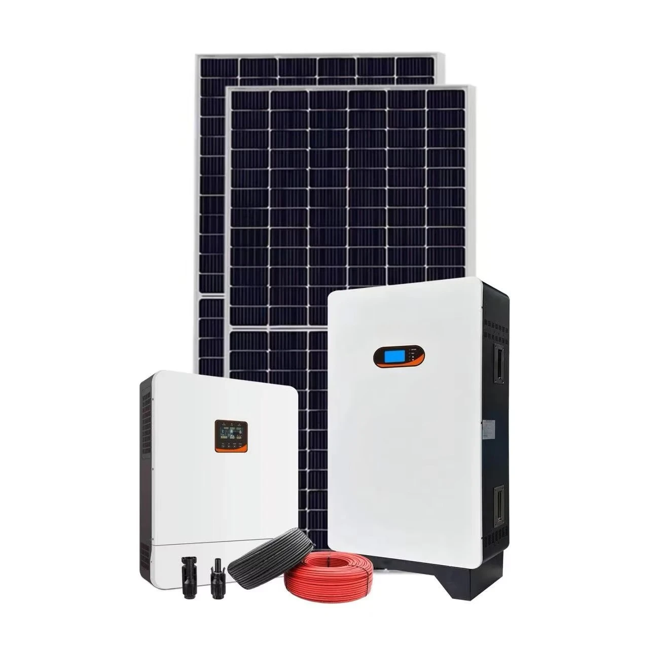 Industrial Hybrid Solar Energy System Full Package 5KW 6KW 8KW 10KW 10kv Complete Commercia Solar System