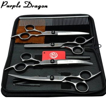 Purple Dog Grooming Scissors 1