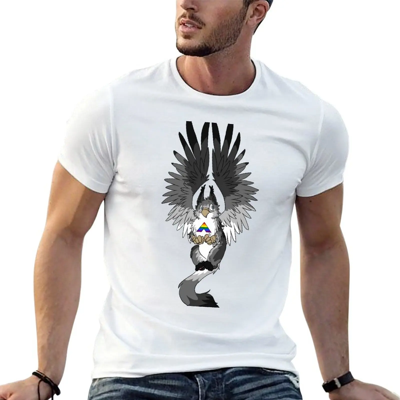 Straight Ally Griffin T-Shirt Plus Size Workout Short Sleeve Top