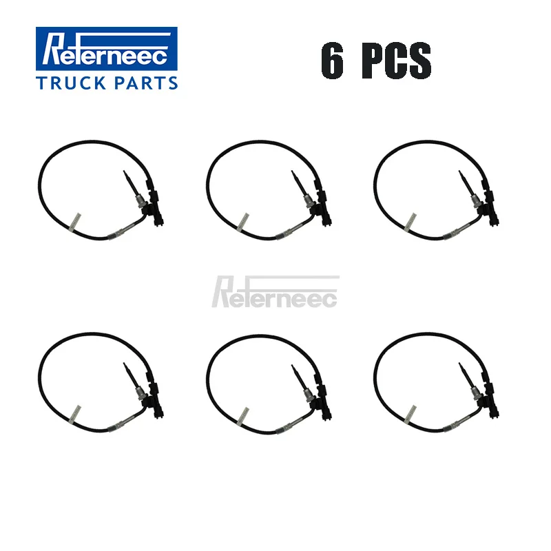 

6 шт. датчик температуры выхлопных газов номер OE 5801455940 5801291815 504102603 Для деталей грузовиков Ivec O