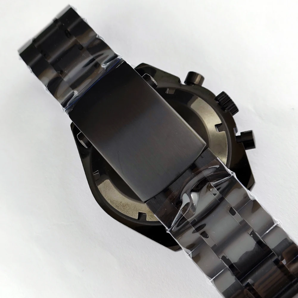 VK63 Case Sapphire Glass Stainless Steel 40mm Case Suitable for Panda dial and VK63 movement watch accessories