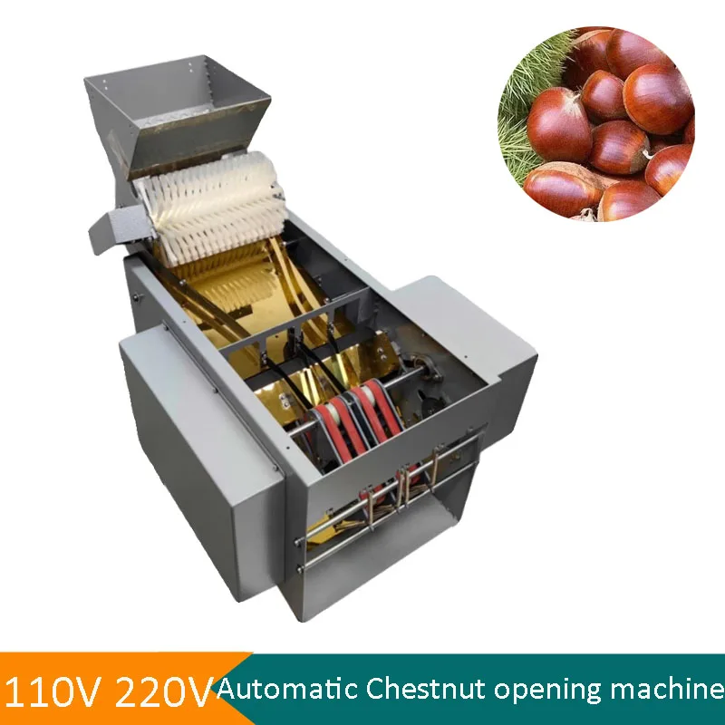 Commercial Chestnut Sheller Electric Highly Efficient Chestnut Cutting Machine Hot Selling Chestnut Opener Cutting Machine 220V