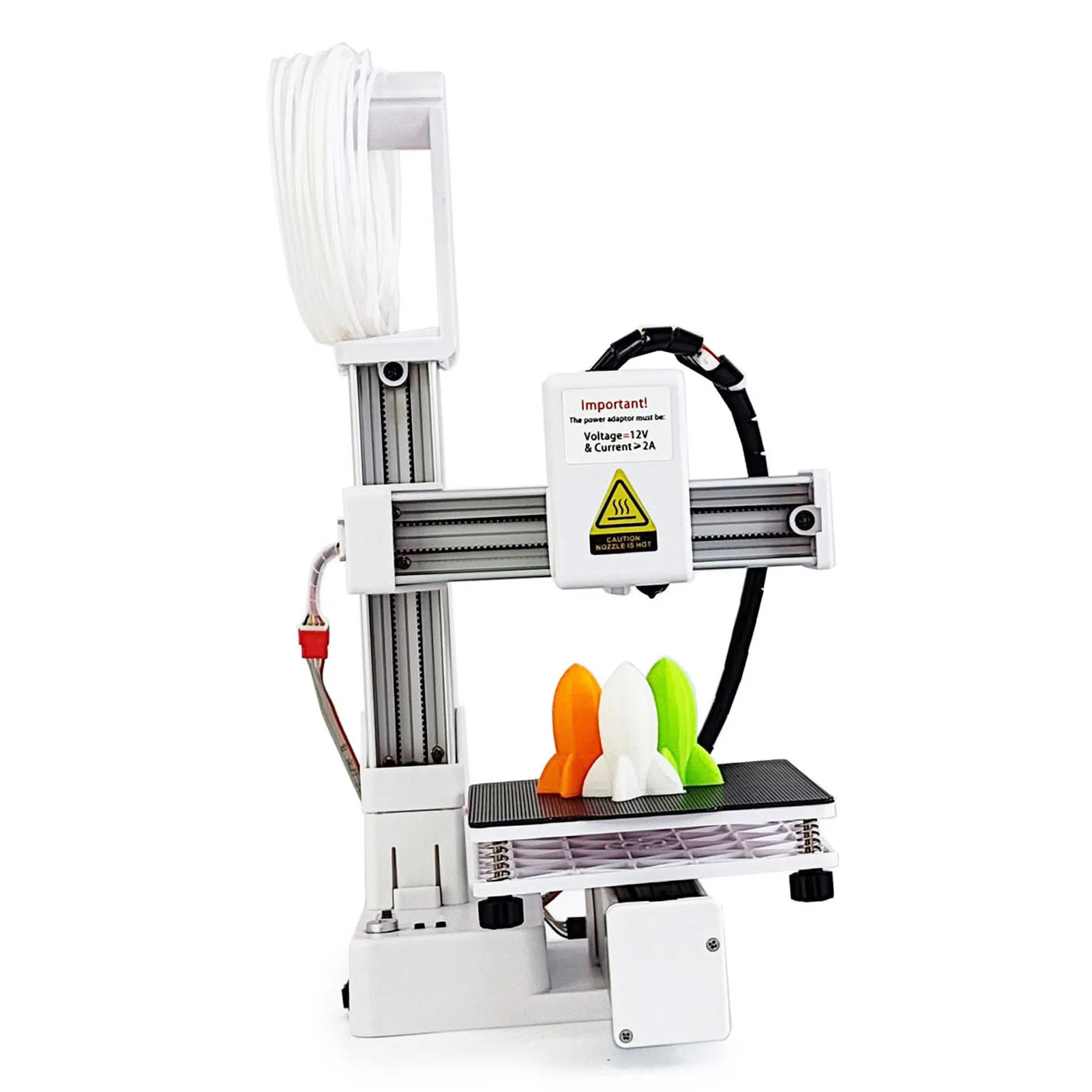 Small 3D Printer All Metal Nozzle Efficient Frequency Division Multiplexing Small 3D Printer Rapid Heating for Handcraft