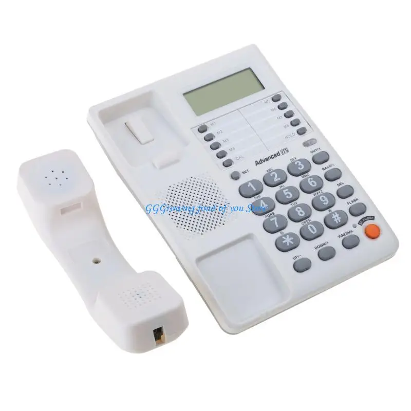 Telefone com cordão desktop elegante H9EB com exibição chamadas chamadas velocidade velocidade do último número