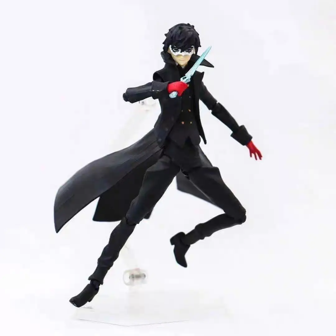 PVC Anime Action Figure, Joker Persona 5, Ren Amamiya Morgana 793, Modelo Artesanal, Presentes de Boneca, Figma 363, 15cm