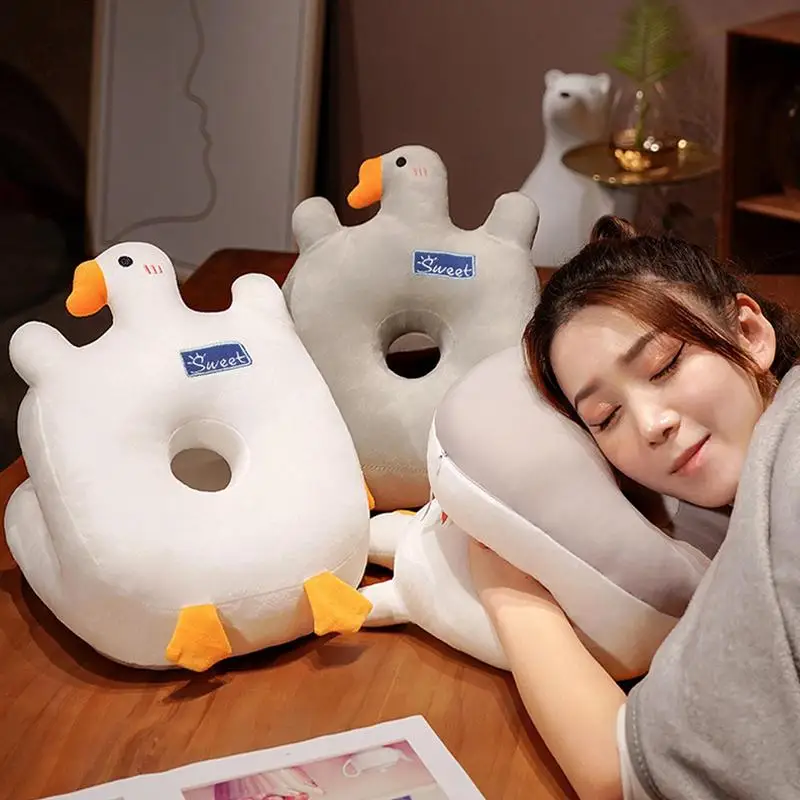 Creative Nap Desk Sleeping Pillow Cute Duck Design Nap Sleeping Pillow Nap Pillow For Workplace School Library Face Down Pillow