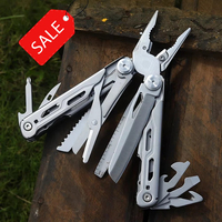 Multifunctional Camping Pliers Cutter Tool,Outdoor Military Tactical Survival Multitool,Pocket Knife, Multipurpose Folding Clamp