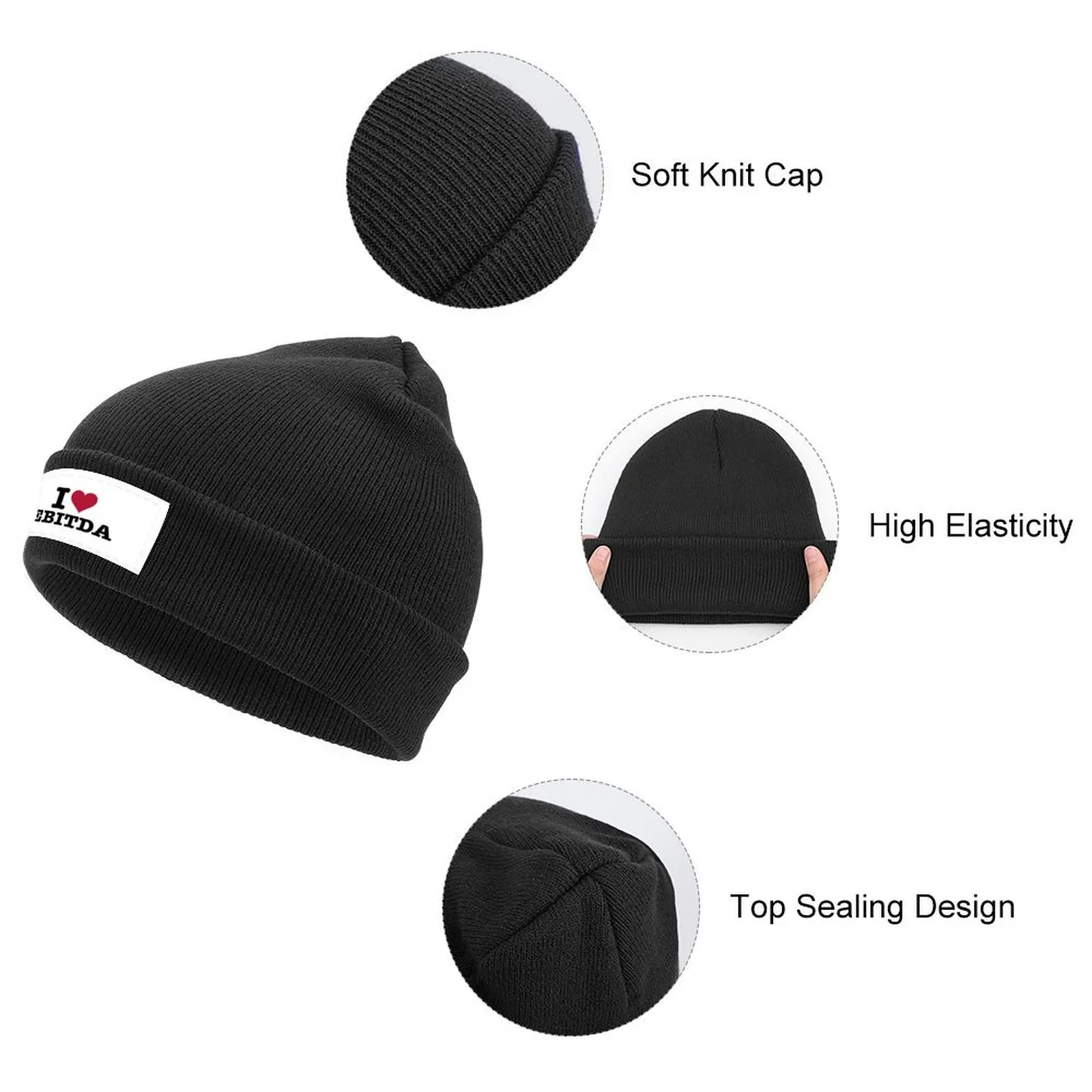 Casquette à capuche I Love EBITDA pour homme et femme, chapeau de marque, papa