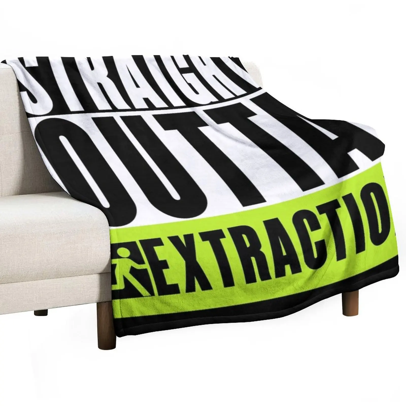 Straight Outta Extraction Throw Blanket Luxury Weighted Blankets