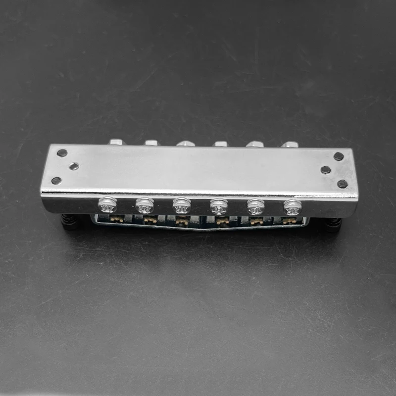 Adjustable Tune-O-Matic Bridge with Roller Saddle and Protecting Cover 86x20MM String Spacing 10MM for 6-String LP Guitar - view 4
