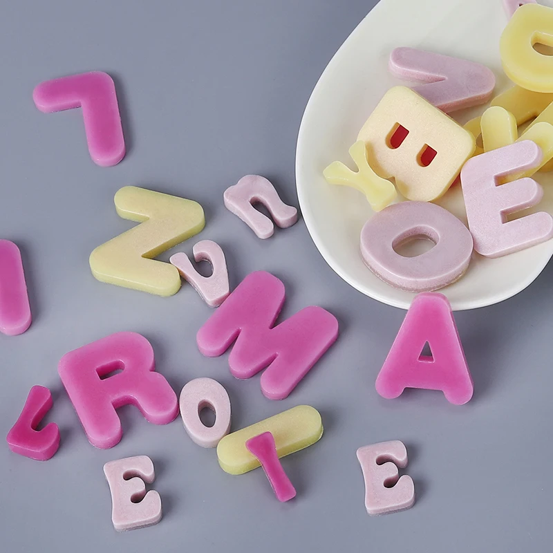 FAIS DU Silicone Cake Mold Alphabet Letters Chocolate Handmade Mould Ice Cube Candy Maker Fudge Biscuit Baking Tools Resin Mold