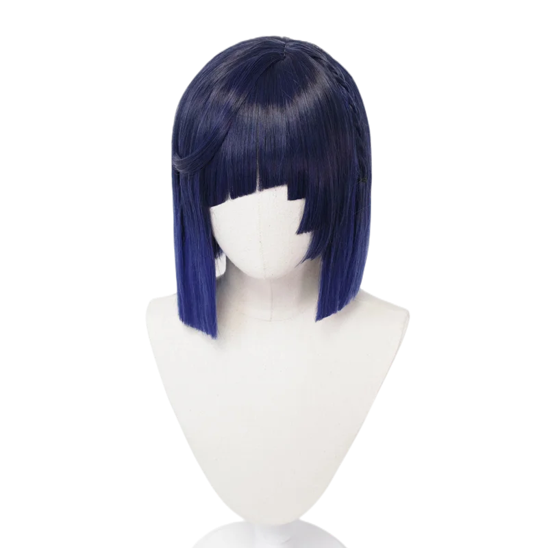 ND Yelan Cosplay Pruiken Haarstukje Genshin Impact Cosplay Haar Pruik Hittebestendig Synthetisch voor Comic Con Coser Kostuum Themafeest
