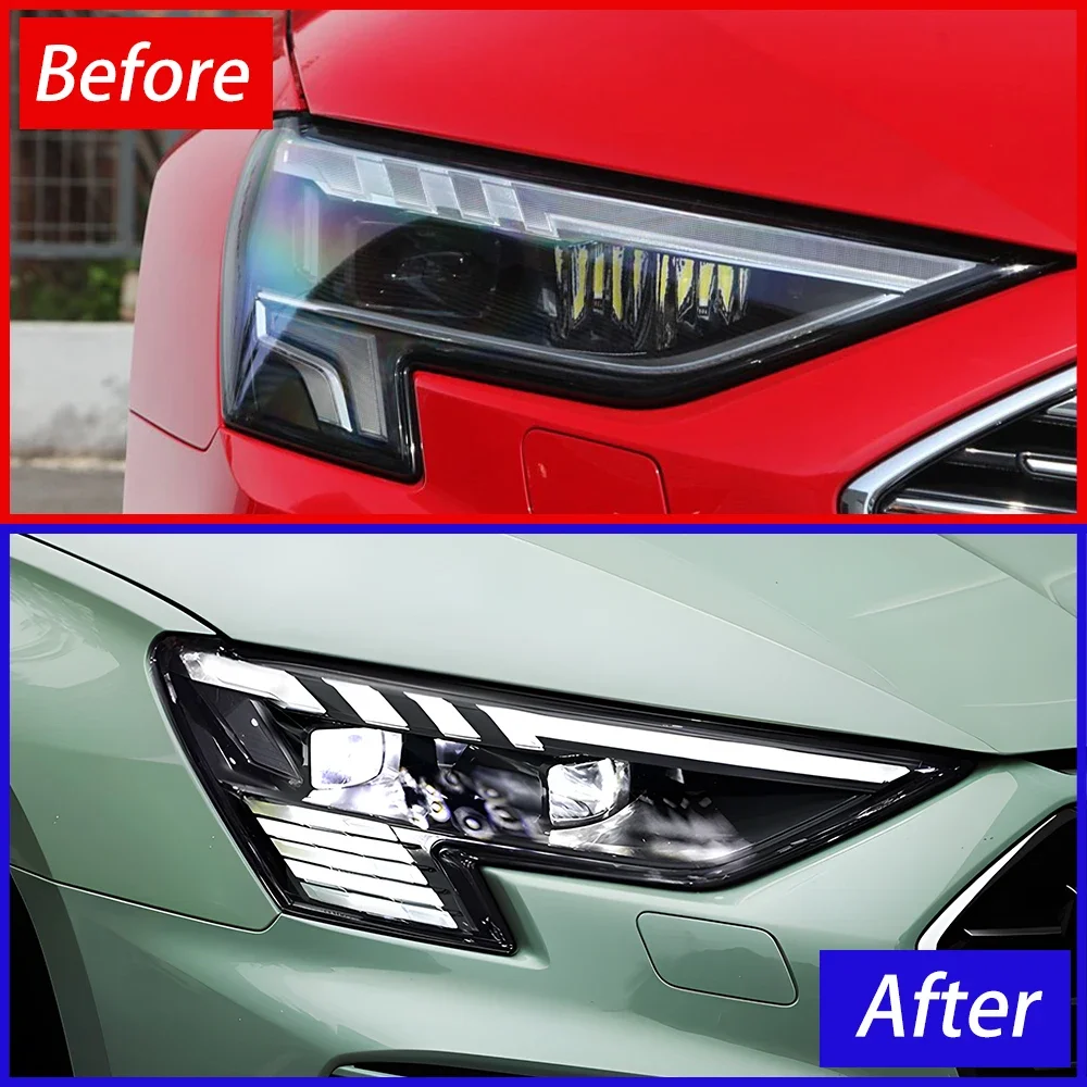 Car Front Lamps For Audi A3 S3 RS3 2021-2024 LED Auto Headlights Assembly Upgrade High Quality Projector Lens Tool Accessories