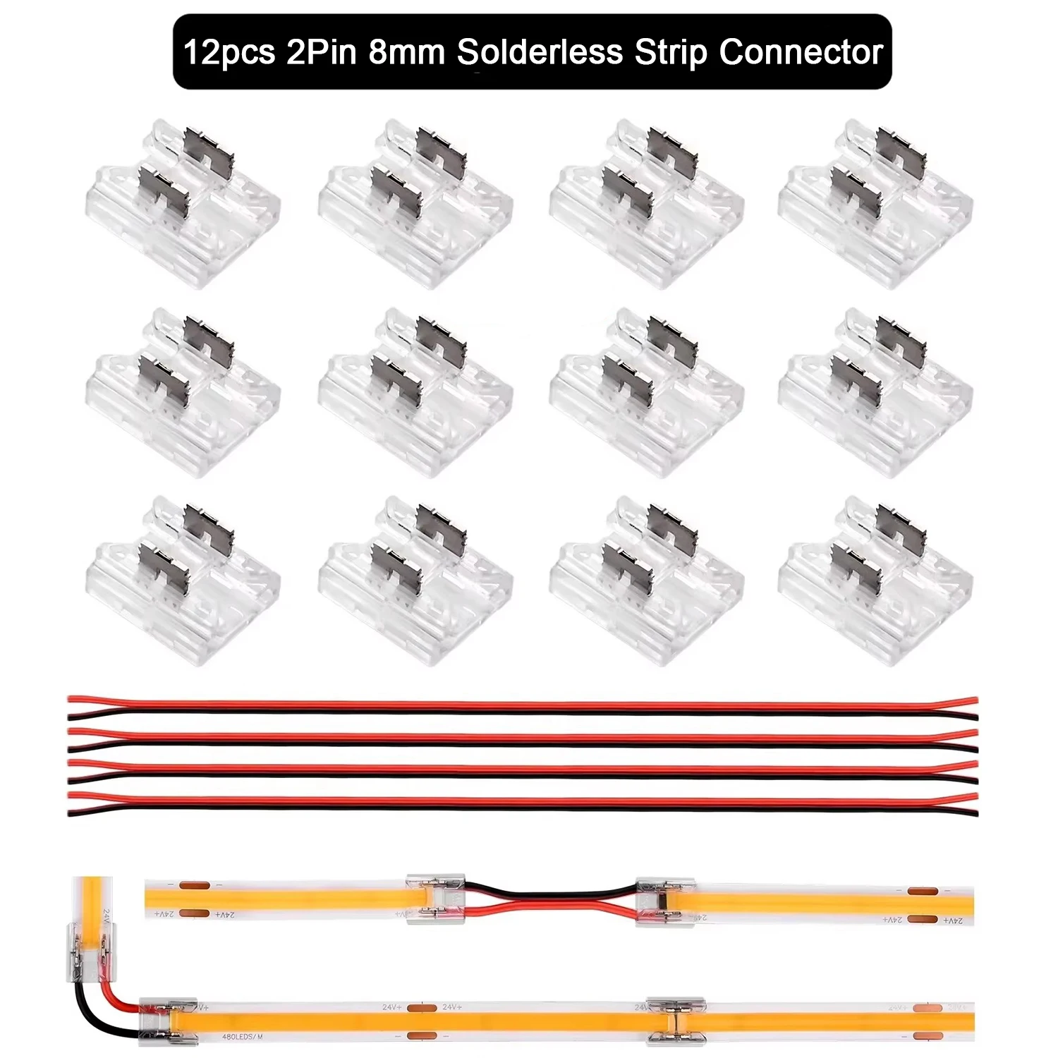 Kit Controller LED Per Illuminazione Scale A 32 Canali – Con Sensore Di Movimento, Compatibile Con Strisce LED 12V E 24V (2 Pezzi)