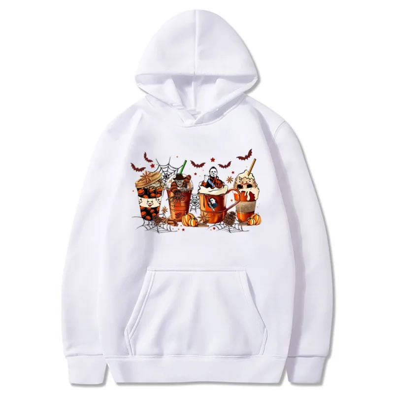 

Halloween Hoodie Horror Film Printed Hoodie Men And Women Long Sleeve Cotton Spring And Winter Outdoor Trend Fashion Pullover