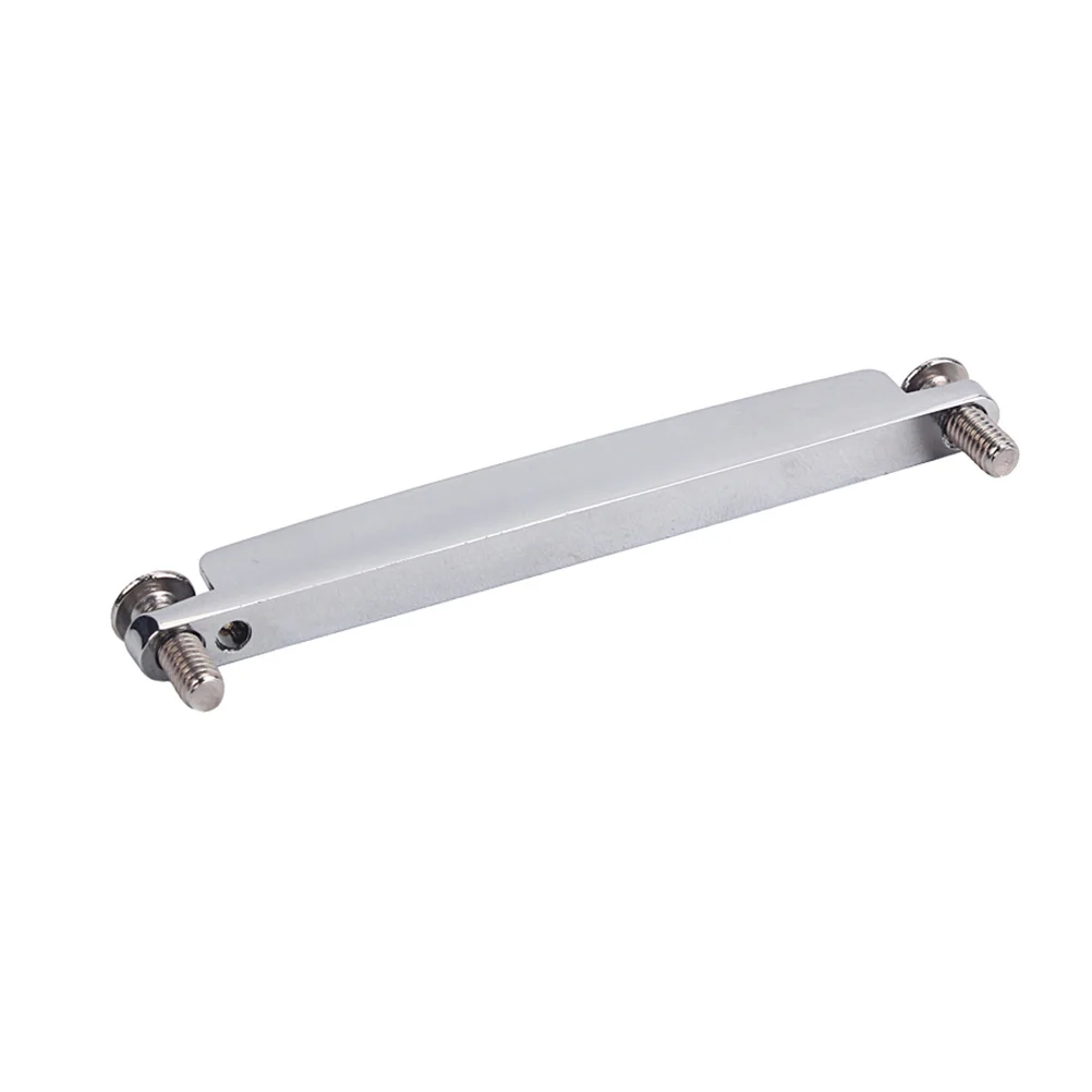 

Metal Guitar Bridge Saddle Acoustic Replacement Part For Bass Durable High Quality Sustain Clarity Silver Gl227 Small Exquisite