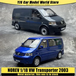 NOREV Diecast model 1:18 VW Transporter 2003 metal Car model Collection and placement Send to a friend Holiday gift