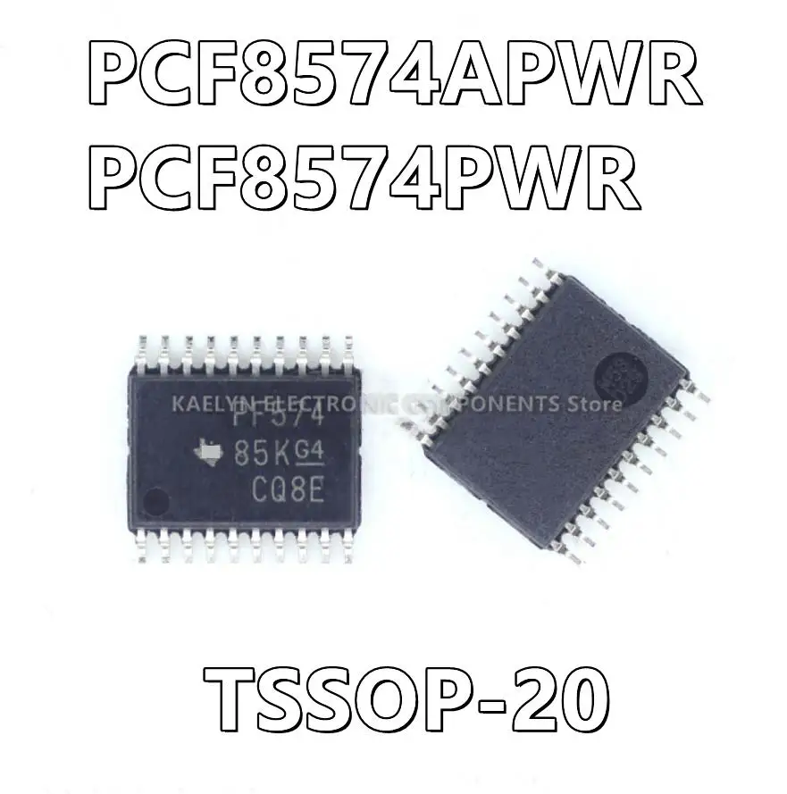 10Pcs/lot PCF8574APWR PF574A PCF8574PWR PF574 I/O Expander 8 I²C 100 kHz 20-TSSOP