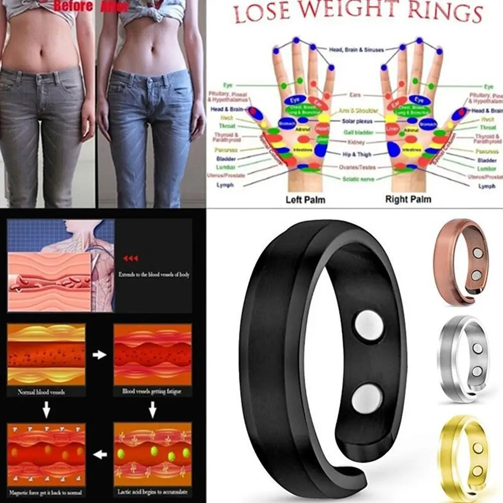 Adjustable Anti Snoring Open Ring for Men And Women Fashion Health Treatment Jewelry Energy Weight Loss Sleeping Breath Support