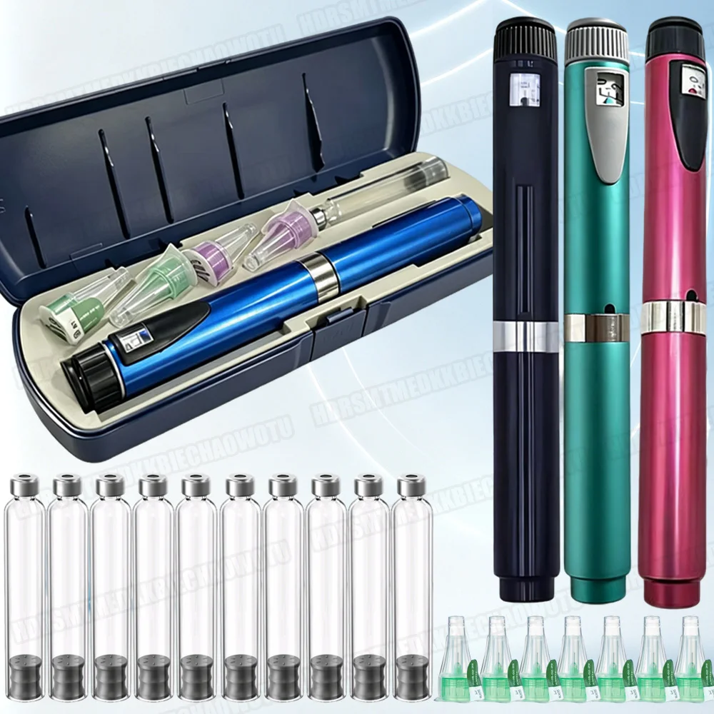 Reusable Injection Pen Sterile Cartridges 3ml Empty Cassette Bottle Medical Aesthetics for Peptide Insulin Pen Precise Dosing