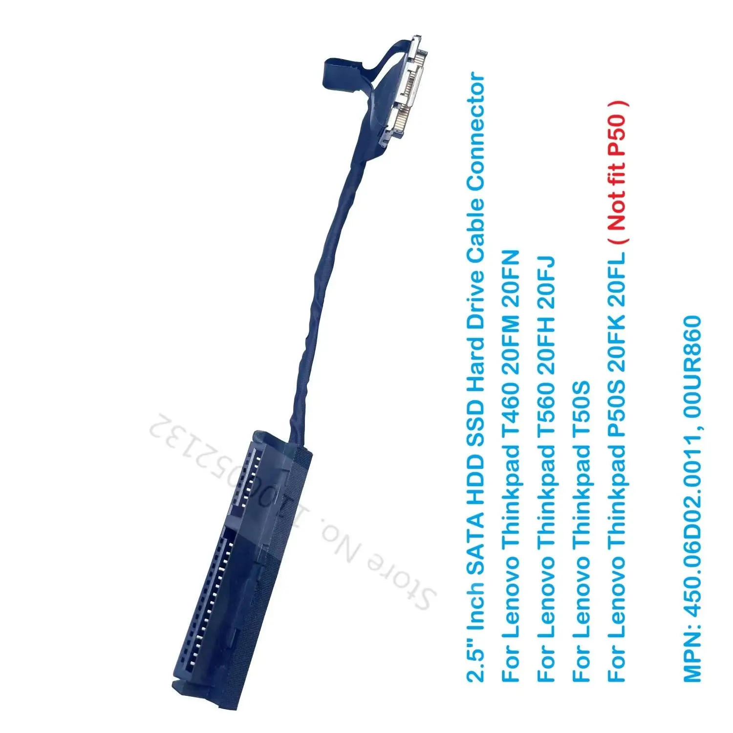 

2.5 SATA SSD HDD Hard Disk Drive Flex Cable Connector for Lenovo ThinkPad T460 T560 T50s P50s 20FM 20FN 20FH 20FJ 20FK 20FL