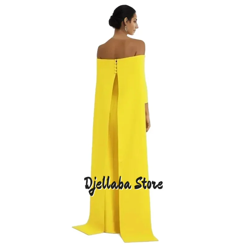 فستان سهرة نسائي مخصص لحفلات الزفاف بدون أكتاف نصف كم فساتين حفلات بطول الأرض فستان حفلة موسيقية خاص