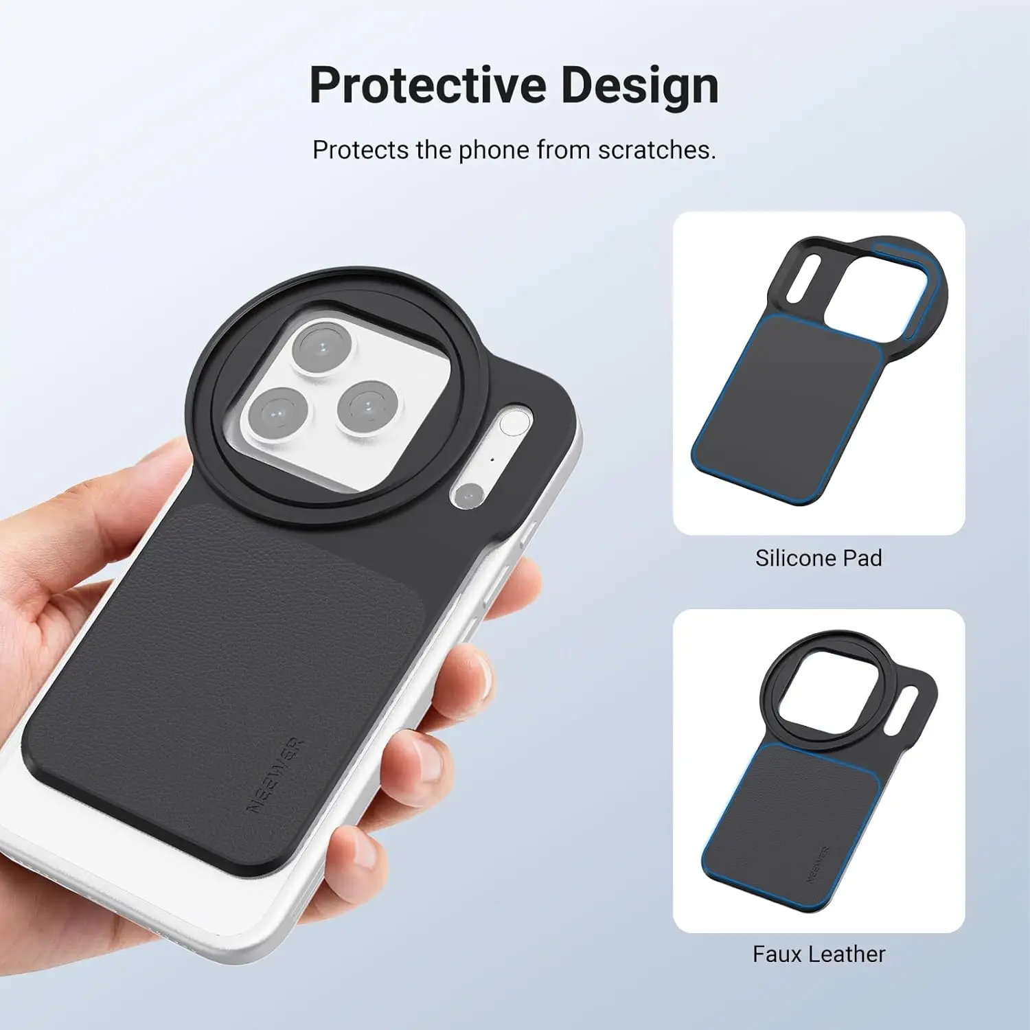 NEEWER 6,3 Zoll Magnetischer Handy-Objektivfilter-Adapter mit Rückplatte für MagSafe iPhone 12/13/14/15/16/17 & Pro Versionen – Detail 7