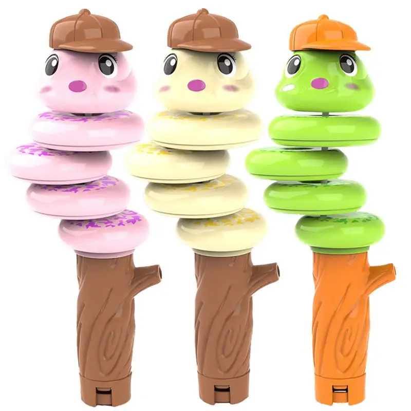 

Kids Whistle Creative Snake-Shaped Caterpillar Fidget Rotating Hand Whistle Toy Learning & Educational Toys Fine Motor Skills To